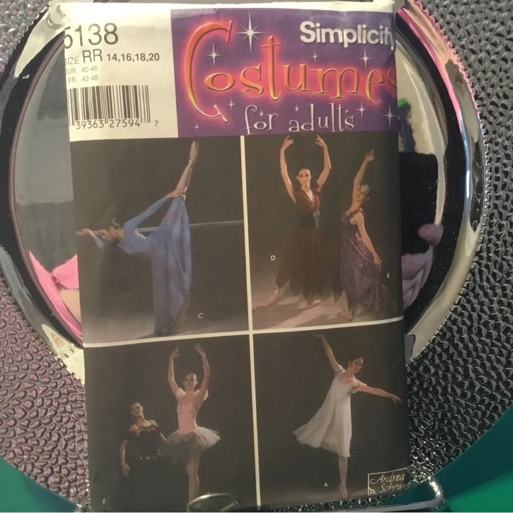 Simplicity costumes 5138-14-16-18-20- uncut-dance costumes- great pattern